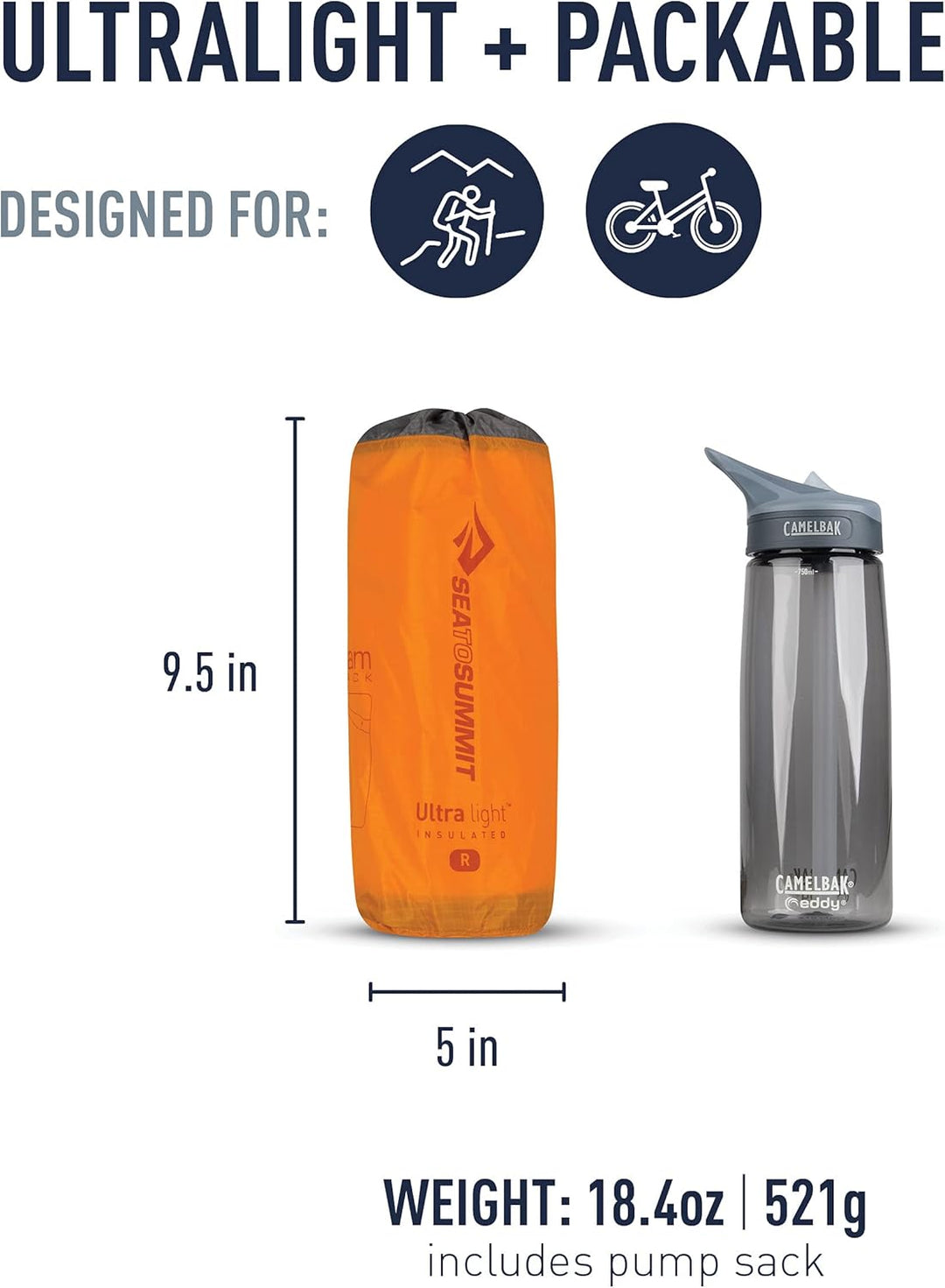 Sea to Summit - Ultralight Insulated Air Isomatte - Thermolite Ultraleichte Schlafmatte - Besonders
