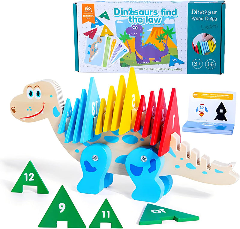 OBEST Kinder Geometrische Formen HolzPuzzles, Montessori Spielzeug für Kinder ab 2 Jahren, Lernspiel