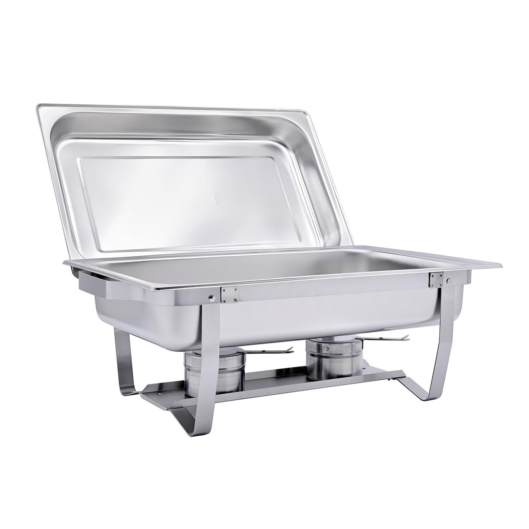 GN-Chafing Dish Speisewärmer Komplettset 1/1 inkl. Gestell mit Tragegriffen und Deckelhalterung, Was