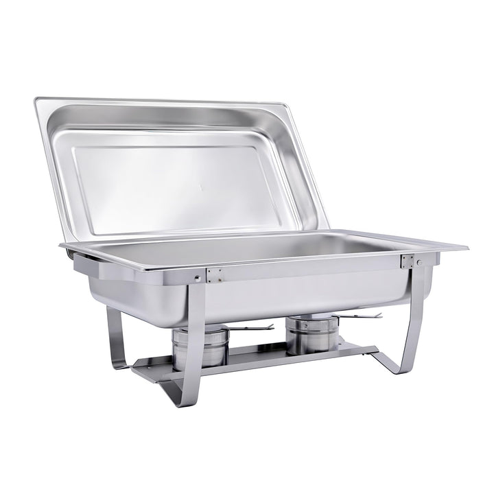 GN-Chafing Dish Speisewärmer Komplettset 1/1 inkl. Gestell mit Tragegriffen und Deckelhalterung, Was