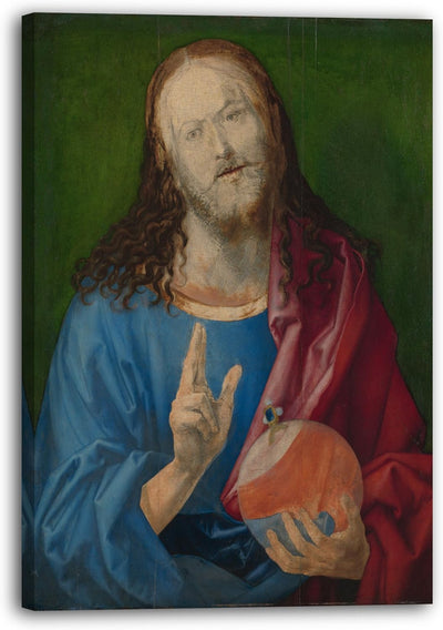 Printed Paintings Leinwand (60x80cm): Albrecht Dürer - Salvator Mundi 60x80 cm, 60x80 cm