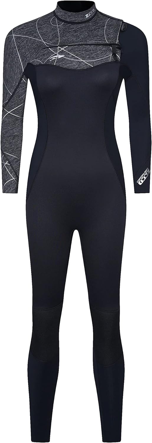ZCCO Neoprenanzug Herren Damen 3 mm Neopren Thermal Badeanzug für Herren und Damen Langer Tauchanzug