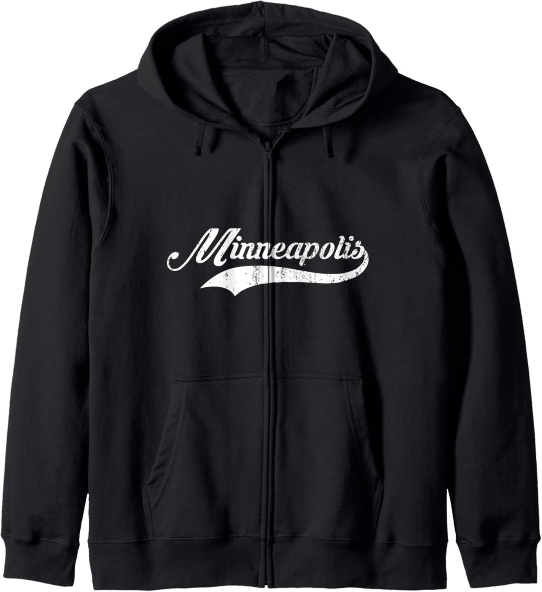 Minneapolis Stadt MinnesotaVintage Retro Style design Kapuzenjacke