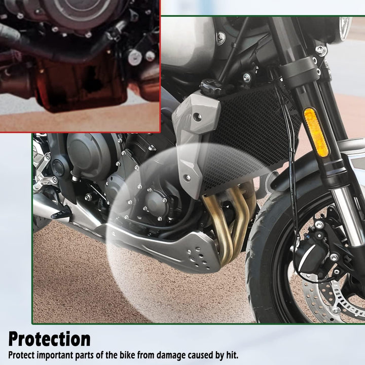Fayedenicy Motorrad Bellypan Belly Pan Lower Panel Spoiler Verkleidung Cowling Cover Motorschutz Cha