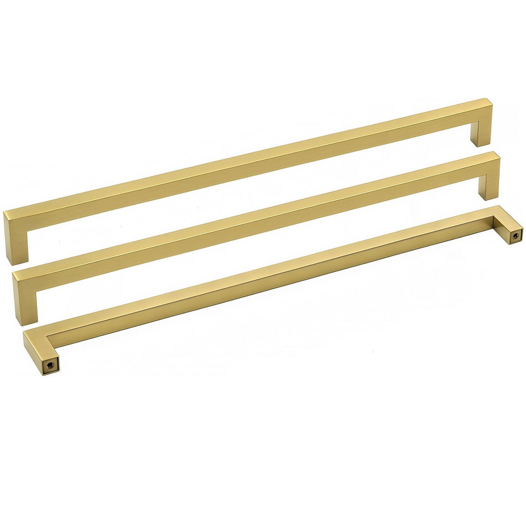 Goldenwarm 10 Stück Möbelgriffe Küchengriffe Edelstahl Griffe Möbel Gold LSJ12GD458 Türgriffe Küche