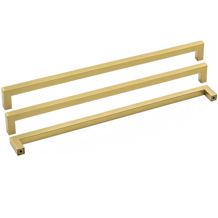 Goldenwarm 10 Stück Möbelgriffe Küchengriffe Edelstahl Griffe Möbel Gold LSJ12GD458 Türgriffe Küche