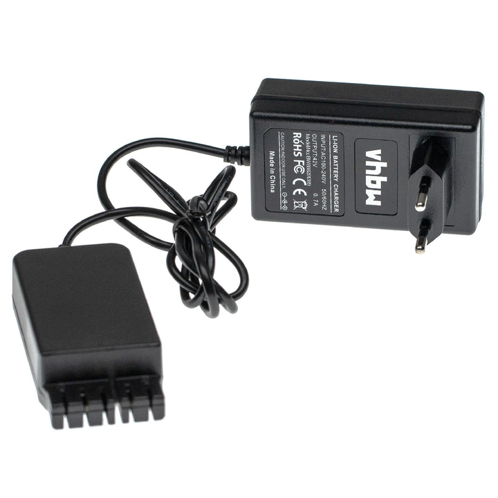 vhbw Ladegerät inkl. Netzteil kompatibel mit Hilti TE 60-A36, TE6A, TE 6A, TE6-A36, TE 6-A36 AVR Wer