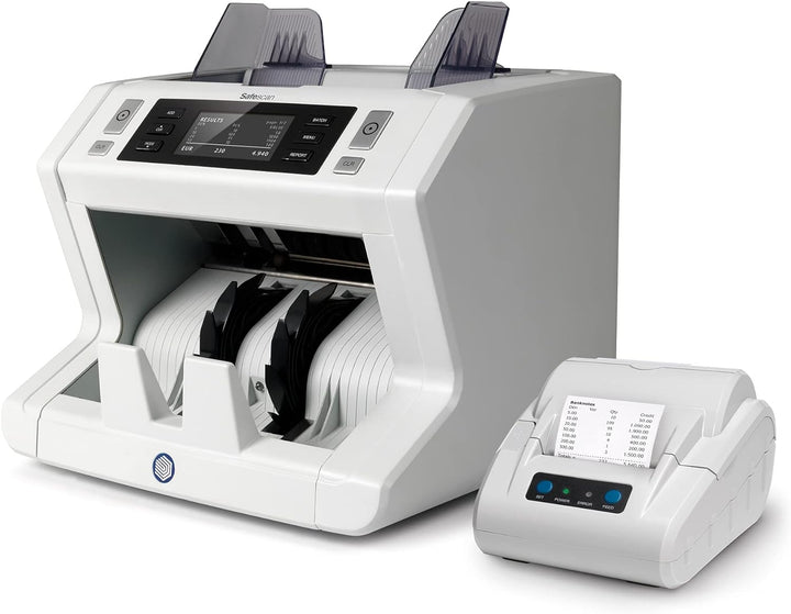 Safescan TP-230 Thermodrucker (grau) zum Ausdrucken der Zählergebnisse der Safescan Geldzählmaschine