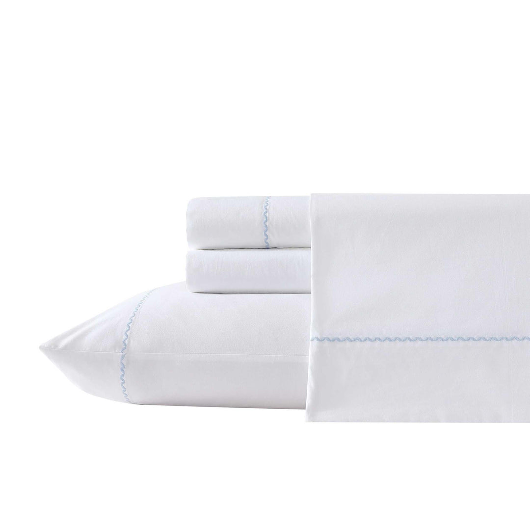 Laura Ashley Bettlaken-Set, atmungsaktive Baumwoll-Perkal-Bettwäsche mit passenden Kissenbezügen, we