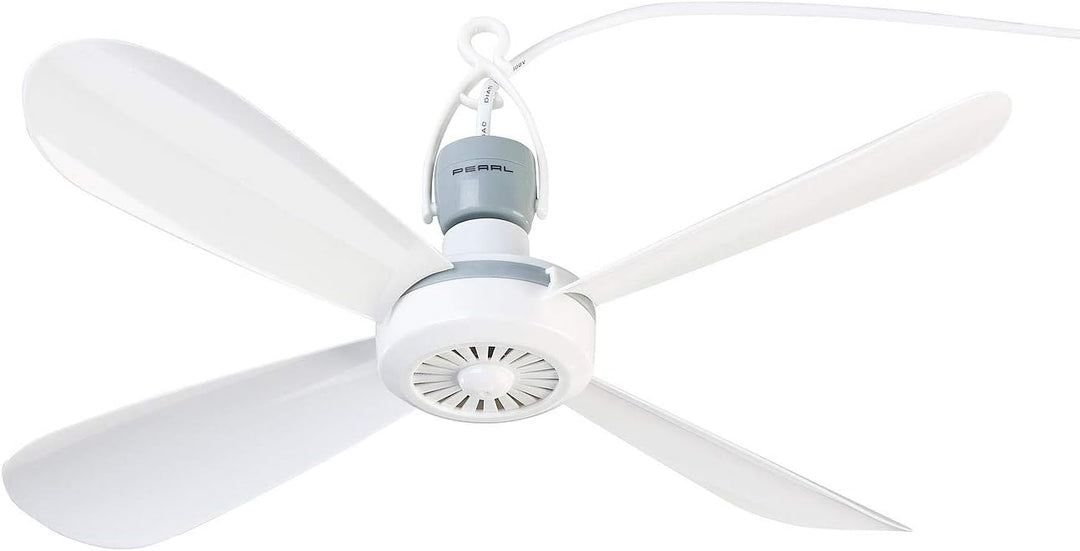 PEARL Mobiler Ventilator: 4er-Set Mobiler Deckenventilator mit Aufhänger, 230V, Ein/Aus-Schalter (Ca