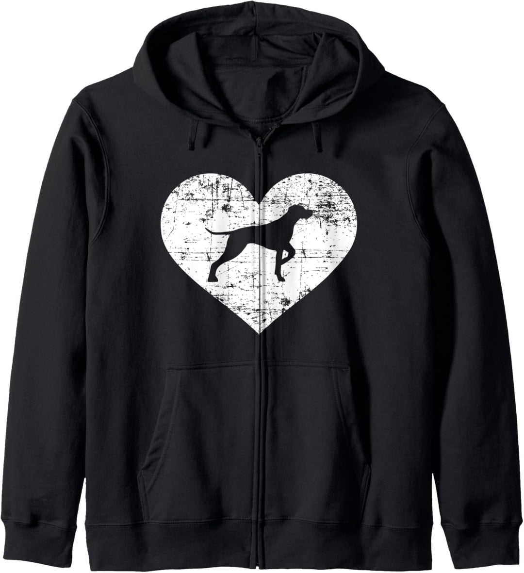 Deutsch Kurzhaar Herz Kapuzenjacke