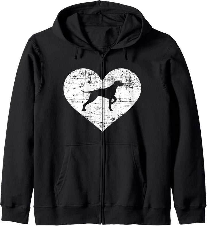 Deutsch Kurzhaar Herz Kapuzenjacke