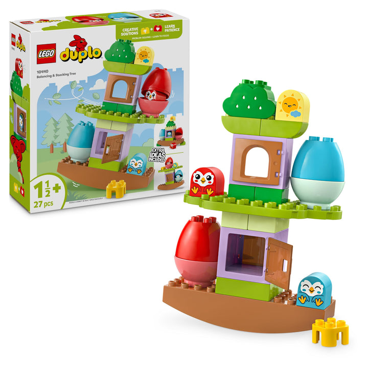LEGO DUPLO Baum zum Balancieren und Stapeln, entwicklungsförderndes Spielzeug, Bauset für Kleinkinde