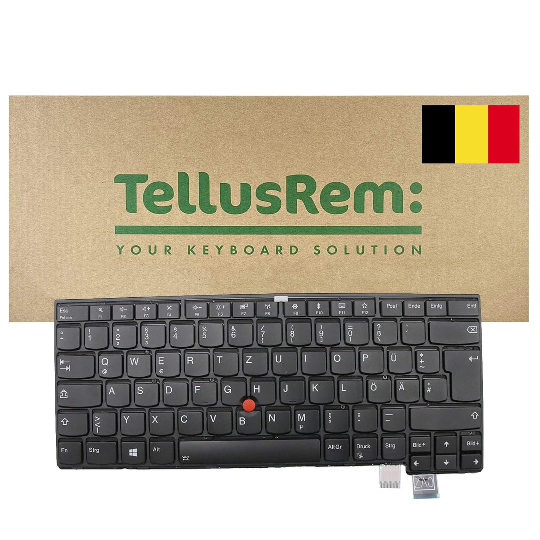 TellusRem ersatztastatur Belgier Hintergrundbeleuchtung für Lenovo Thinkpad T470s Backlit Belgier, B