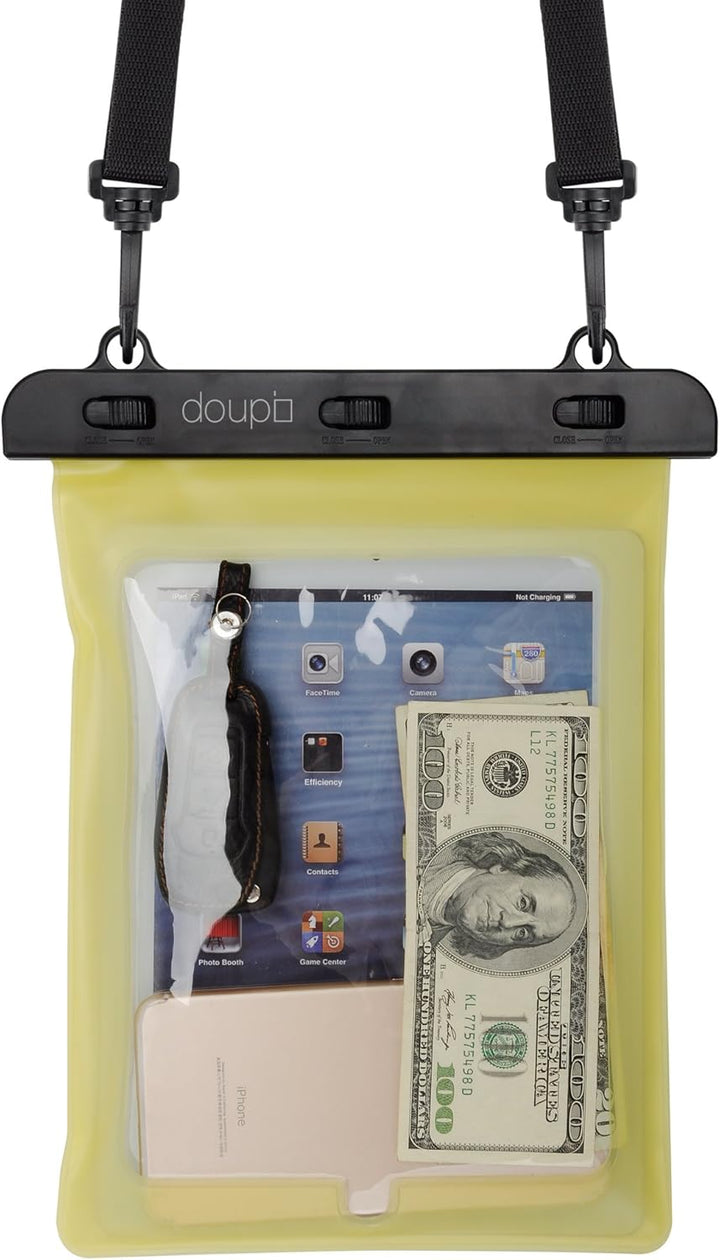 doupi wasserdichte Schutztasche 280x210mm für 9/10 Zoll Tablet Touchscreen Funktion Wasserfest Schut