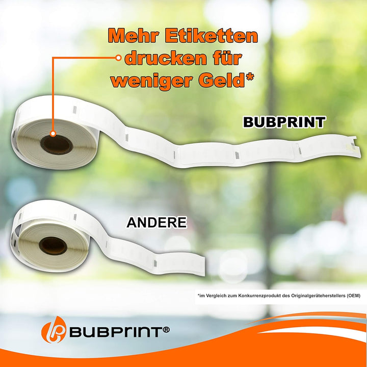 50 Etiketten kompatibel als Ersatz für Brother DK-11208 DK11208 für P-Touch QL1050 QL1060N QL500BW Q