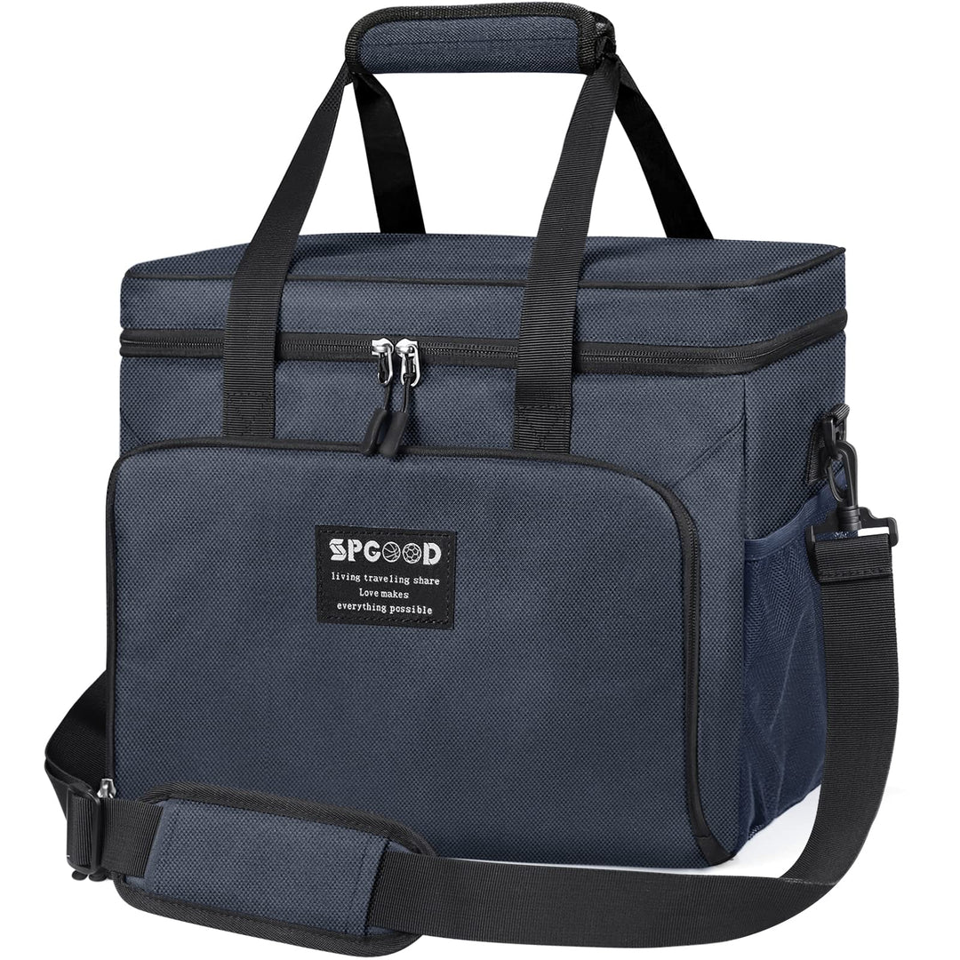 SPGOOD Kühltasche 20L/30L/40L Thermotasche Picknicktasche Gross Isoliert Faltbar Gefriertasche Warmh