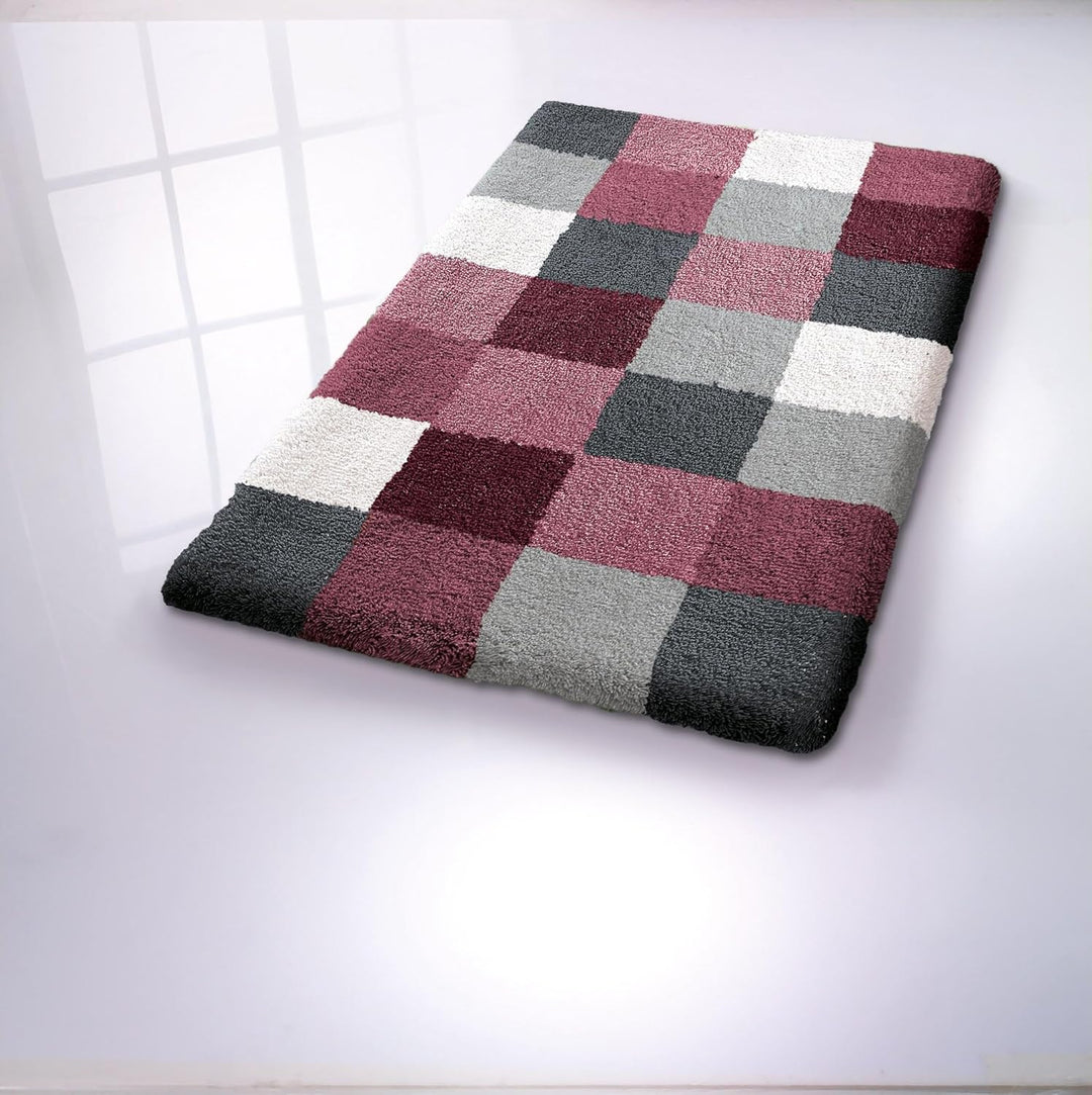 Kleine Wolke 5426407225 Badteppich Caro, 70 x 120 cm, Old Rose Old Rose 70 x 120 cm, Old Rose 70 x 1