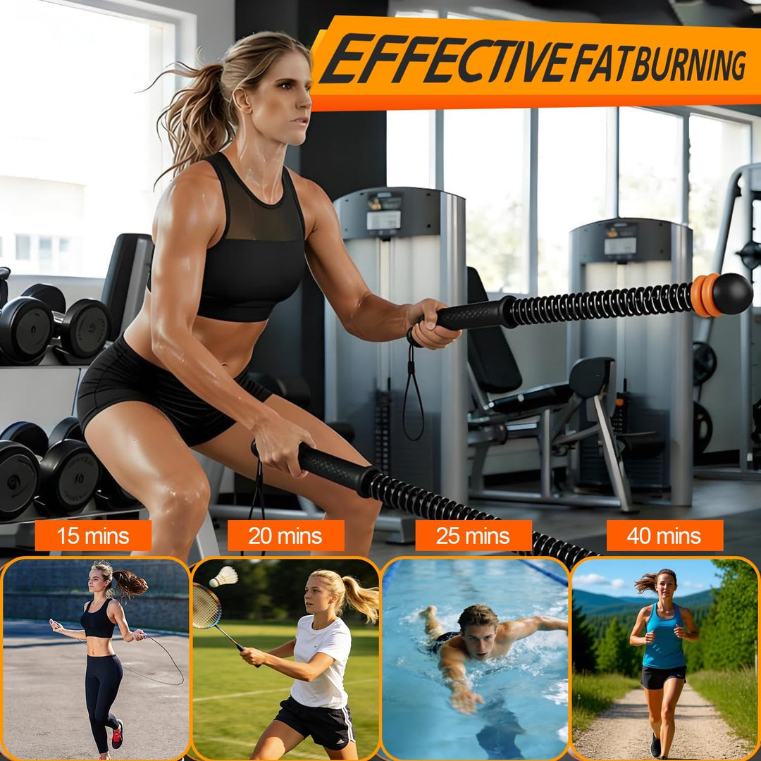 Verstellbare Battle Rope Ohne Seil Tragbare Gewichtsringen Ropeless Battle Ropes Geräuschfreies Trai