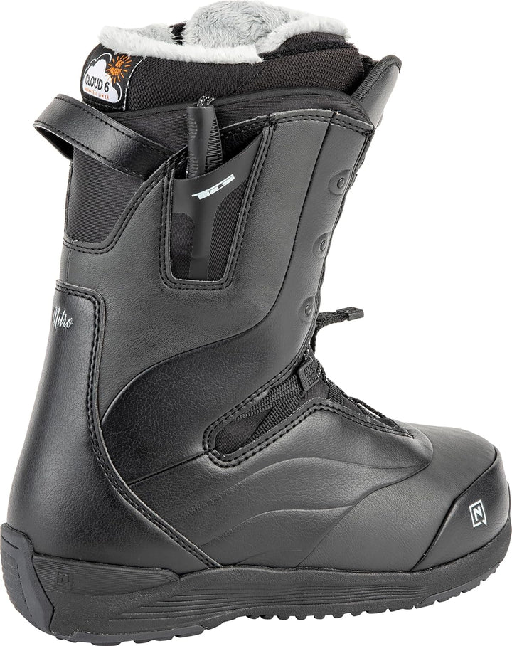 Crown TLS Leichter Snowboardboot MP 22,5 // EU 35 1/3 // US 5 Schwarz, MP 22,5 // EU 35 1/3 // US 5