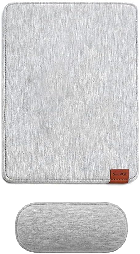 SenseAGE Mauspad mit Handauflage | 24x18 cm ergonomisches Mousepad Handgelenkauflage Set | Mausunter