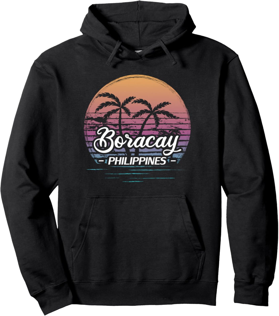 Vintage Philippinen Urlaub Reise Asia Boracay Pullover Hoodie