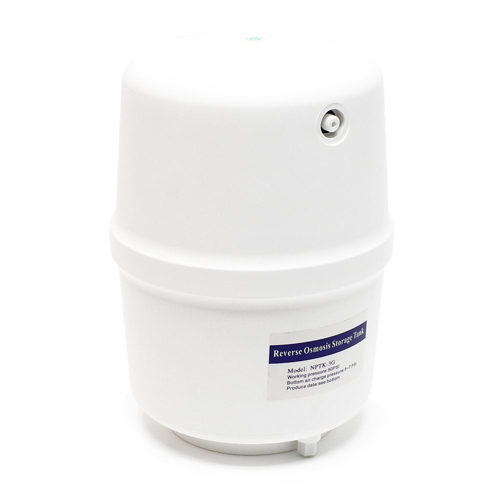 Naturewater 5 Stufen Umkehrosmose 180 L/Tag mit Druckerhöhungspumpe und Druckanzeige, RO Omsoseanlag