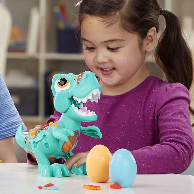 Play-Doh Dino Crew Gefrässiger Tyrannosaurus, Spielzeug für Kinder ab 3 Jahren mit lustigen Dinogerä