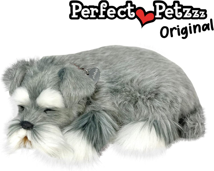 Perfect Petzzz Schnauzer Hundewelpen, die wirklich atmen
