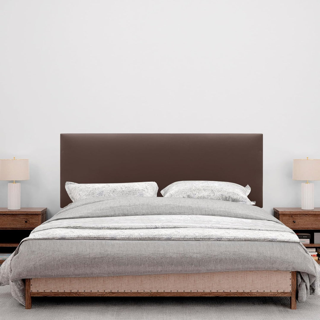 DHOME Kopfteil aus Kunstleder oder Stoff AQUALINE Glattes gepolstertes Kopfteil Luxusbett Kopfteil (