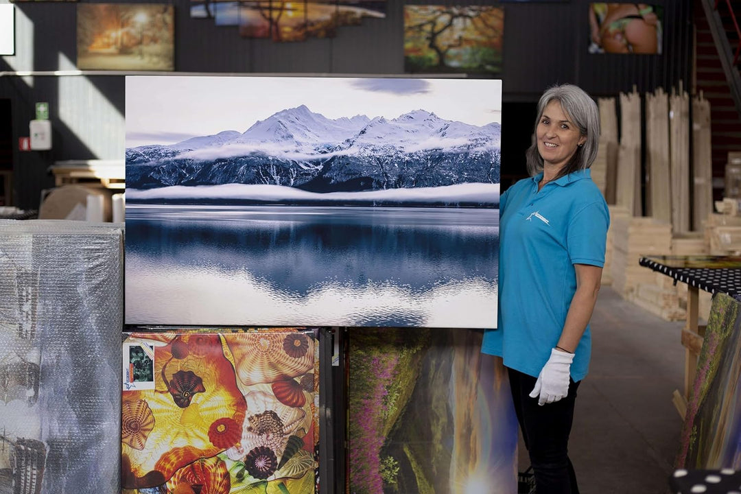Startonight Bilder Tagtraum Eiszeit, Leinwandbilder Moderne Kunst, Landschaft Wanddeko Kunstdrucke,