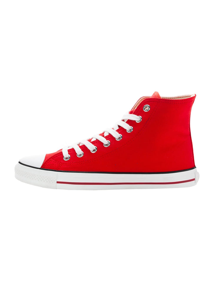 Ethletic Unisex Sneaker Hi Fair Trainer White Cap Fair | Vegan | Nachhaltig 36 EU Cranberry Red Just