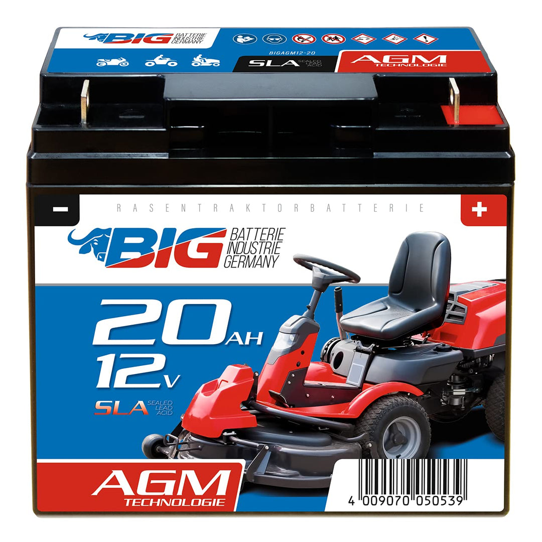 BIG Professional Garden AGM 12V 20Ah für Rasenmäher