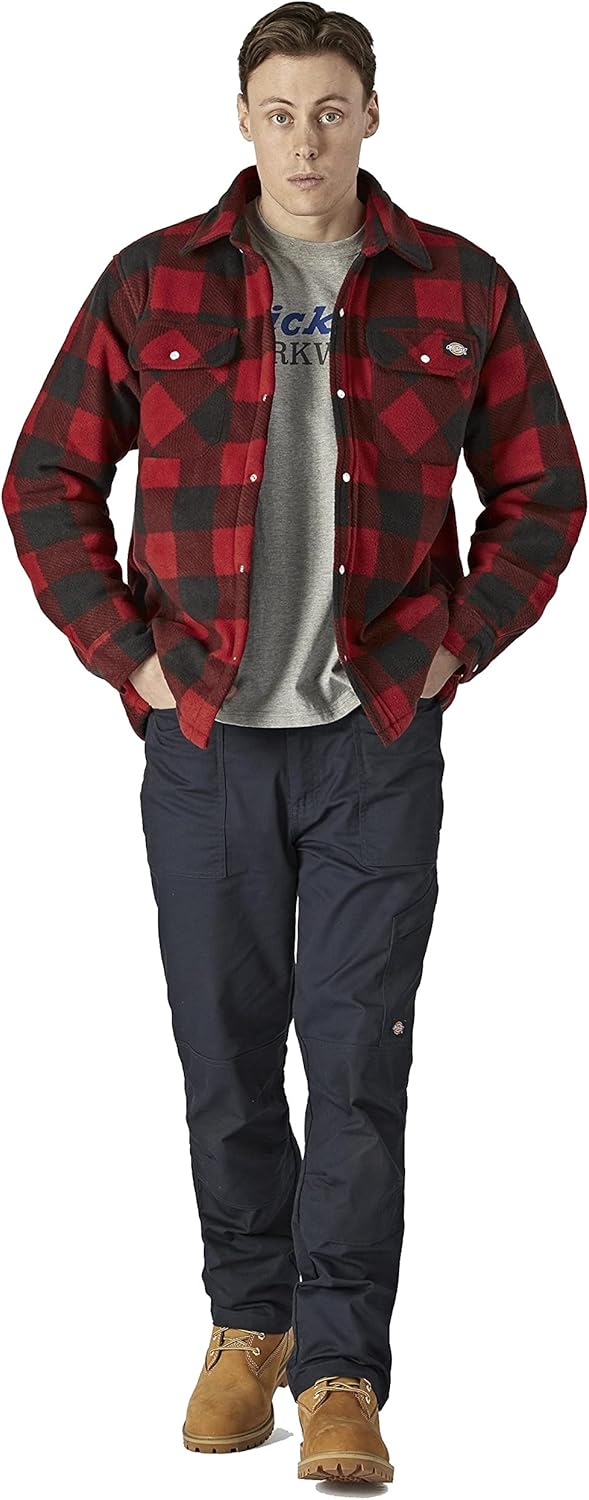 Dickies Herren Thermohemd, Rot, L Rot L, Rot L