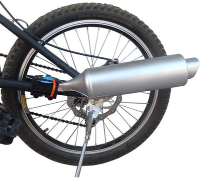 Fahrrad Auspuffrohr, Asudaro Fahrrad Auspuff Soundsystem Bike Turbo Auspuffrohr Turbospoke Auspuffan