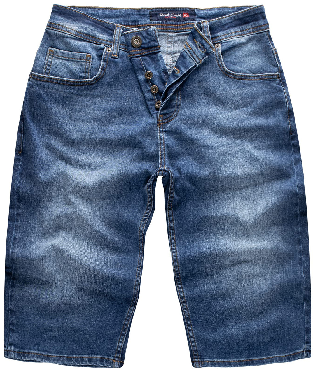 Rock Creek Herren Shorts Jeansshorts RC-2359 29W Dunkelblau, 29W Dunkelblau