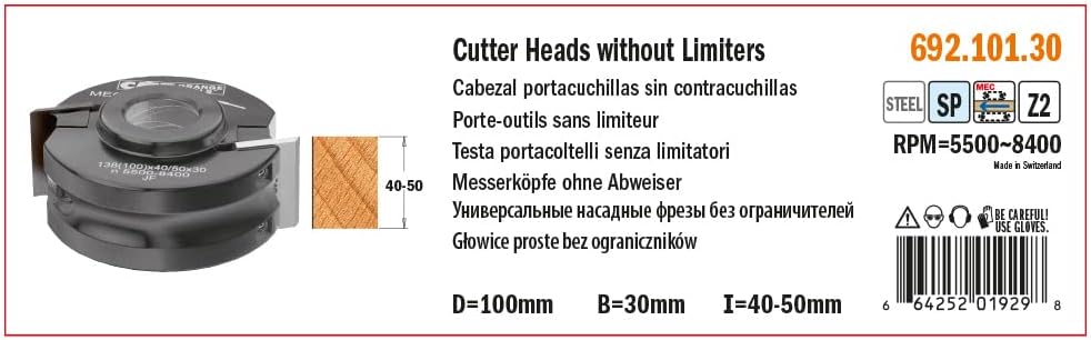 CMT 691.511 – Par contracuchillas 50 x 4 mm