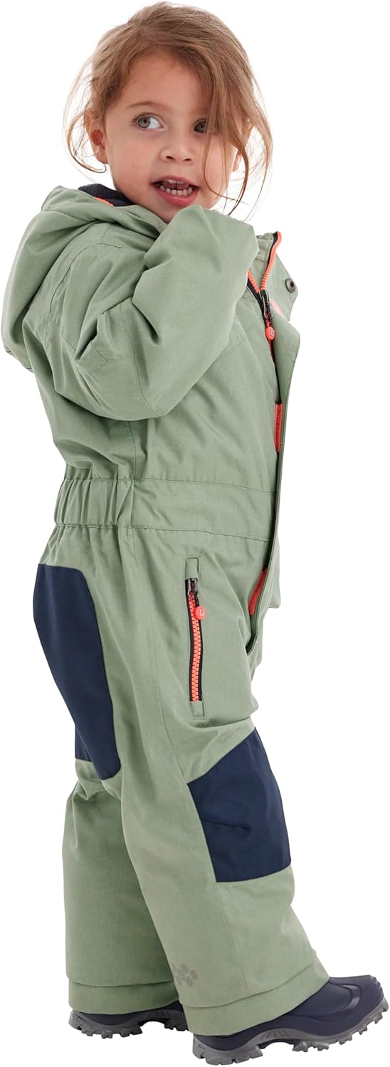 Killtec Kesley Mini Skioverall/Schneeanzug mit Kapuze und Schneefang, Pflaume, 98/104