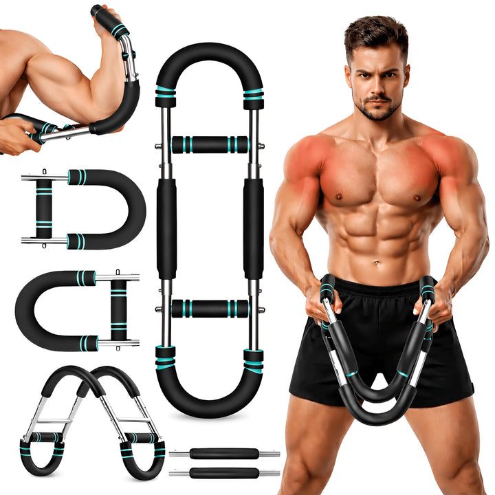 Adjustable Twister Arm Trainer for Men and Women - U-Shaped Chest Expander Twister Arm Exerciser wit