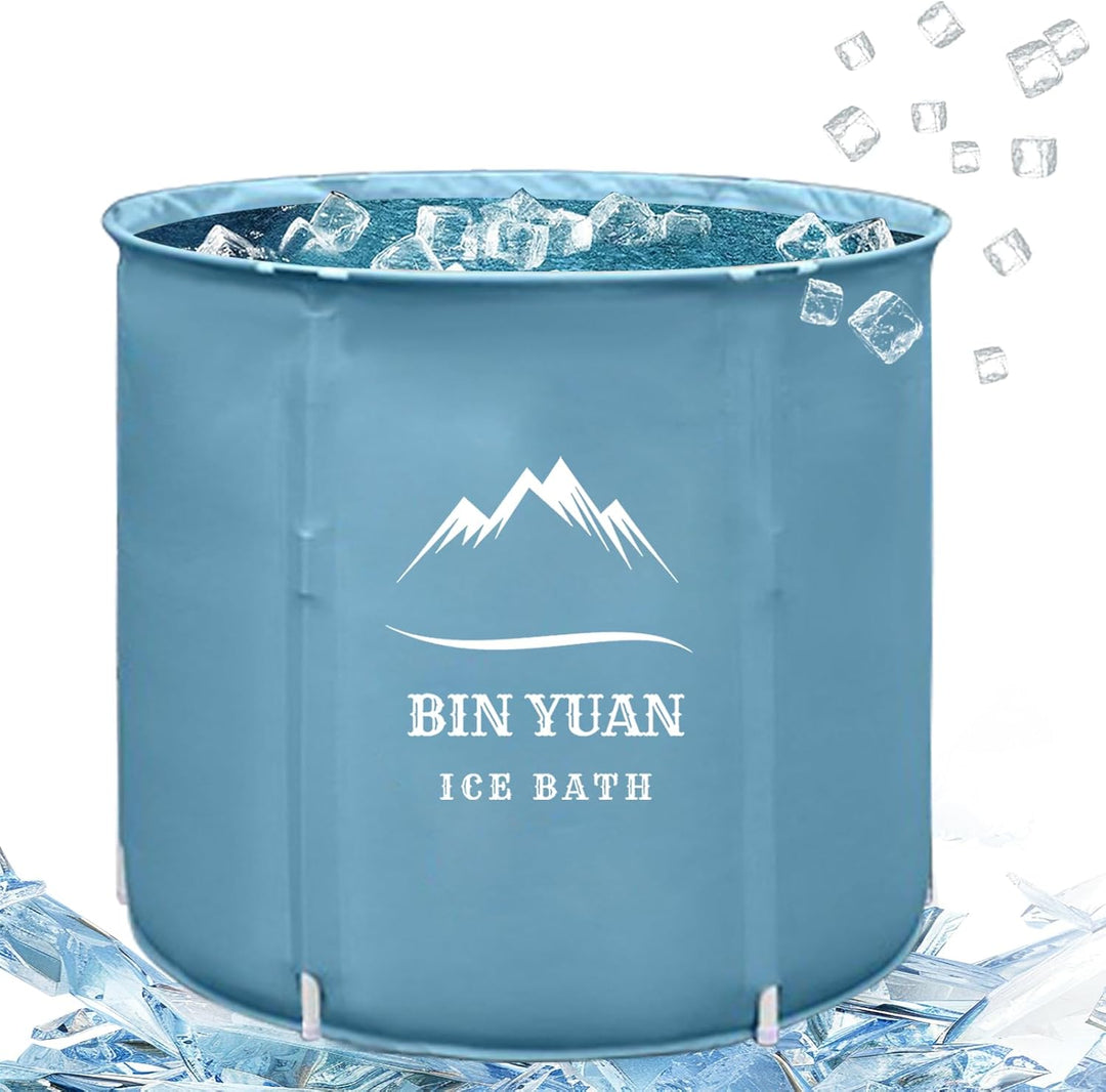 Foldable Bathtub Adult Portable Bathtub 70 x 68 cm for Adults Round Foldable Plastic Bathtub for Spa