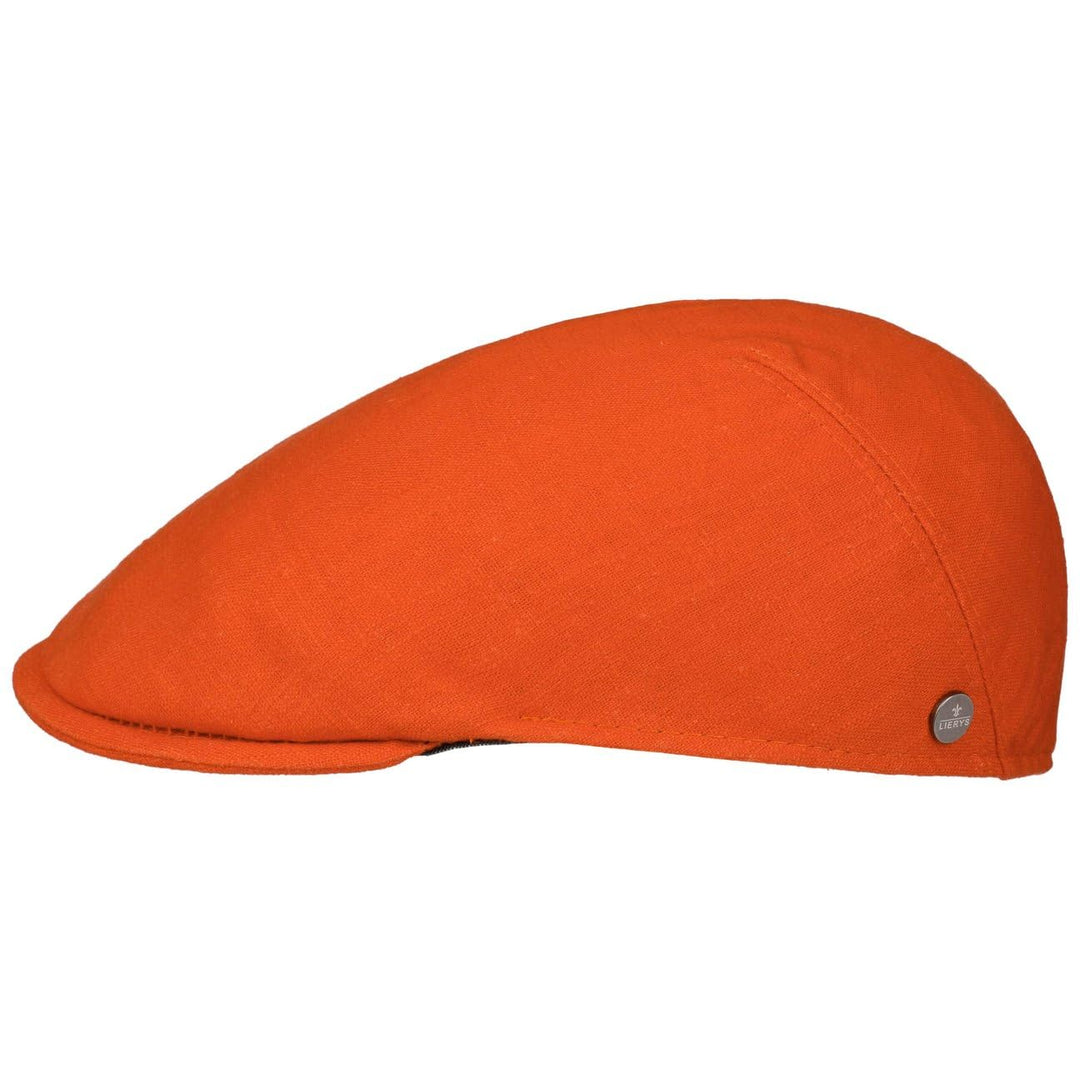 LIERYS Elegantes Design: Die melierte dunkelblaue Flatcap besticht durch ihre frische Ausstrahlung u