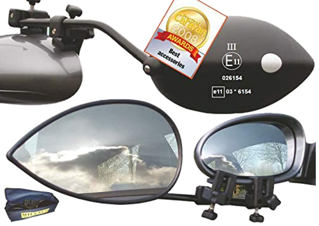 Milenco Universalspiegel Aero Mirror Flat Single, Single