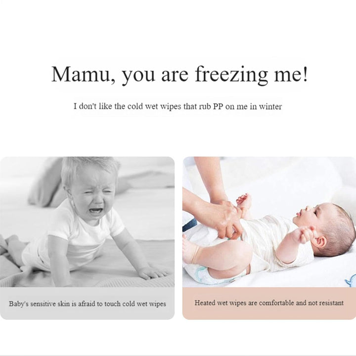 Tücherwärmer, Spender, verstellbar, konstante Temperatur, digitales Windeltuch | Elektrischer USB-Tr