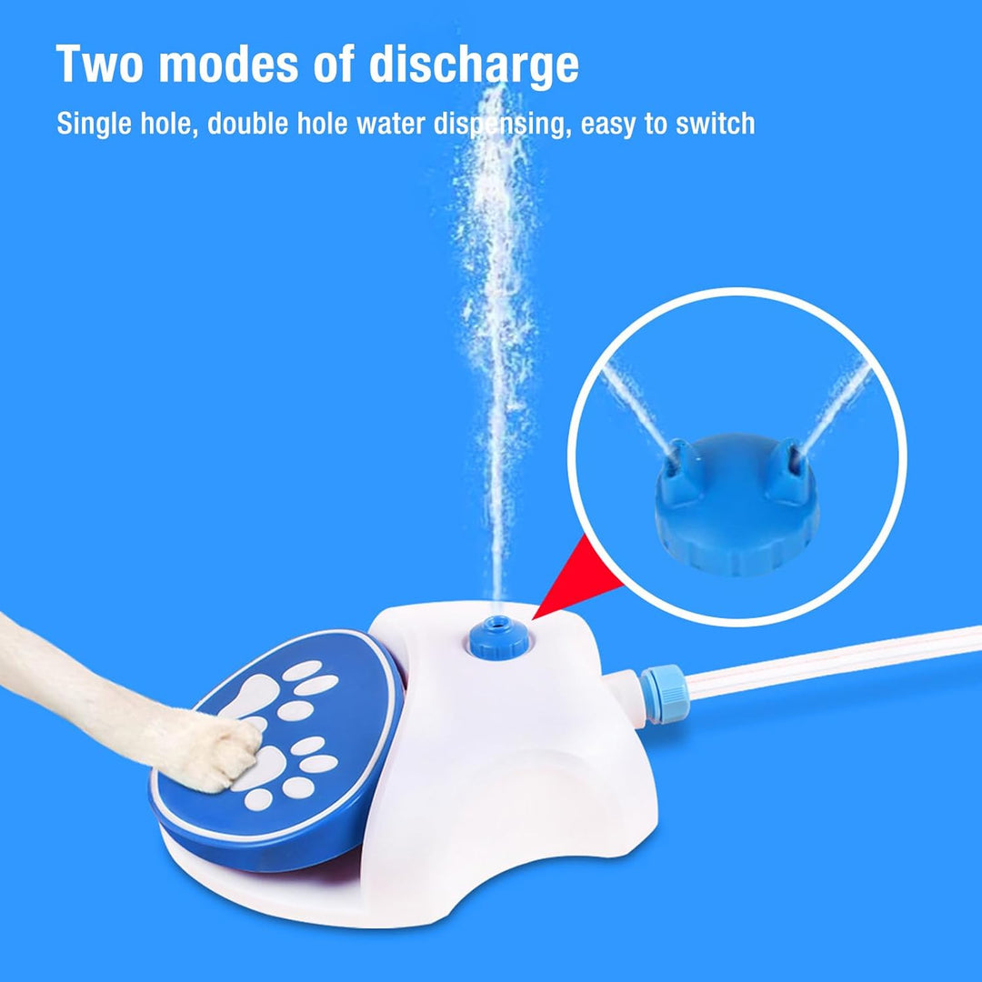 Hundefontäne, Hunde Spielzeug Sprinkler Wasserspender für Kleine, Mittlere, Grosse Hunde, Outdoor Tr