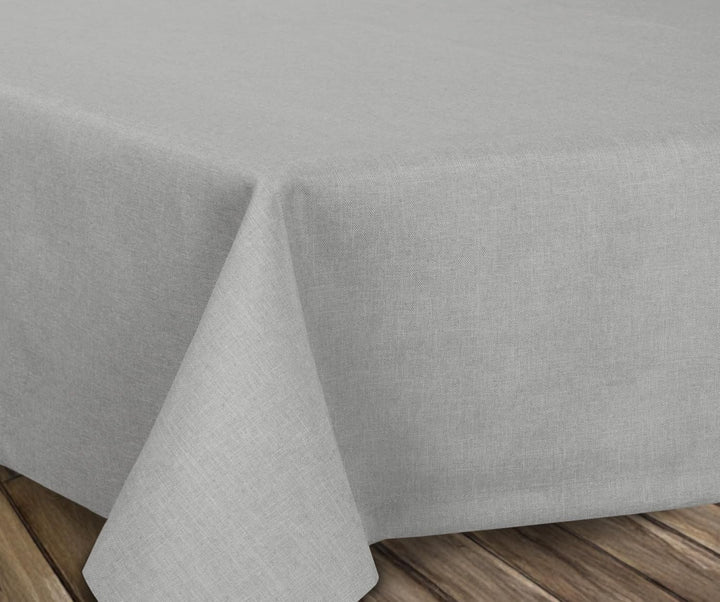 BEAUTEX fleckenabweisende und bügelfreie Tischdecke - Tischtuch mit Lotuseffekt - Tischwäsche in Lei