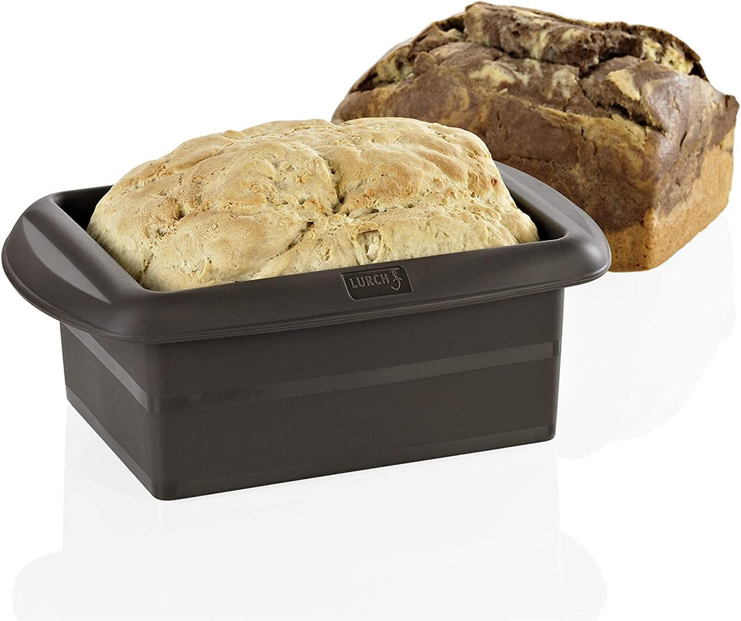 Lurch FlexiForm Kastenform, Brotbackform aus 100% BPA-freiem Platin-Silikon, 14,5 x 10,5 x 7 cm, Bra