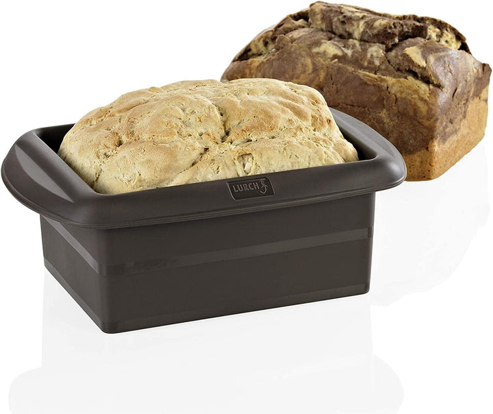 Lurch FlexiForm Kastenform, Brotbackform aus 100% BPA-freiem Platin-Silikon, 14,5 x 10,5 x 7 cm, Bra