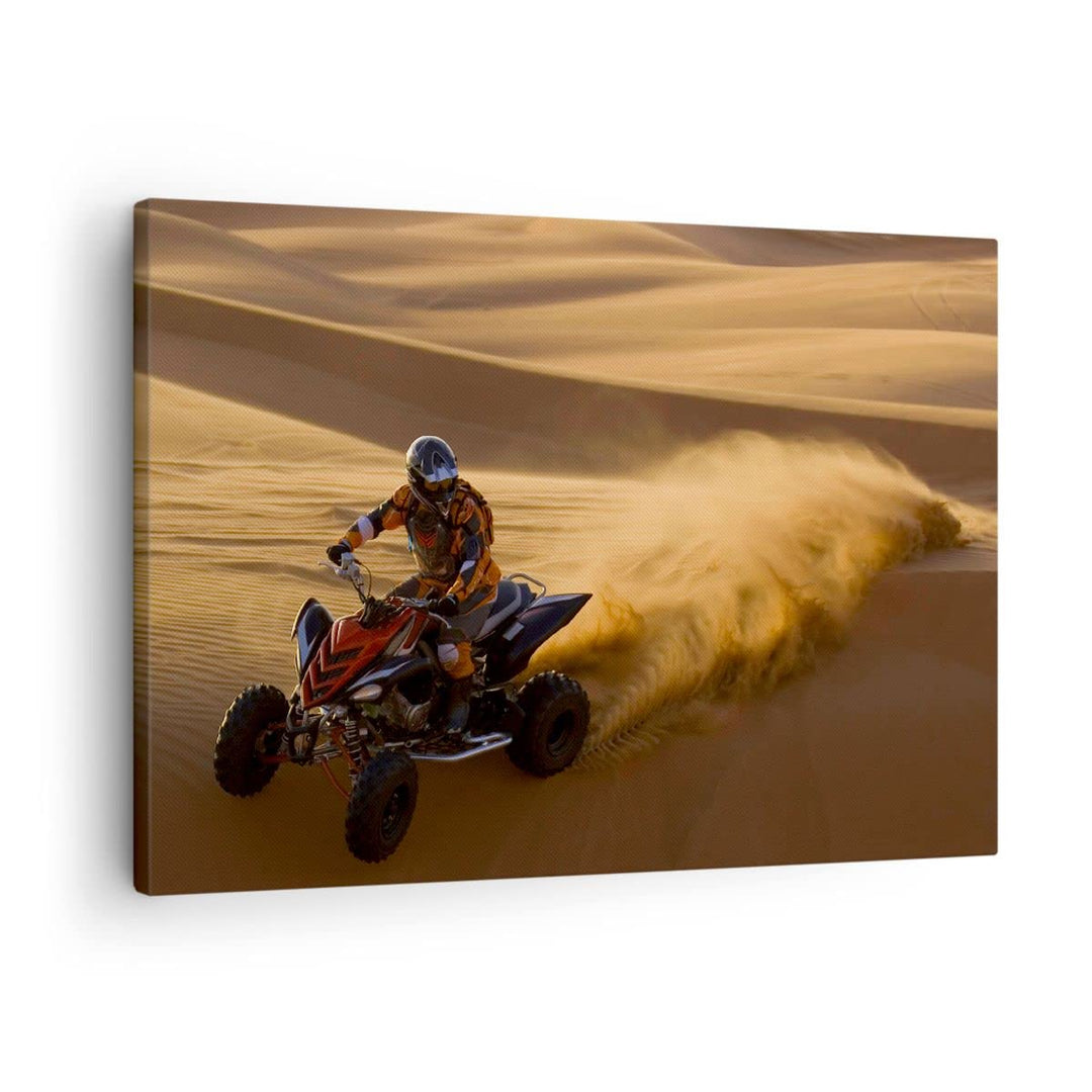 Bilder auf Leinwand Safari Rallye Wettkämpfe Sport Leinwandbild 70x50cm Wandbilder Dekoration Wohnzi