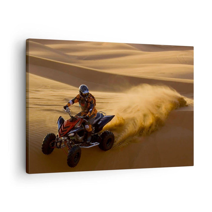 Bilder auf Leinwand Safari Rallye Wettkämpfe Sport Leinwandbild 70x50cm Wandbilder Dekoration Wohnzi