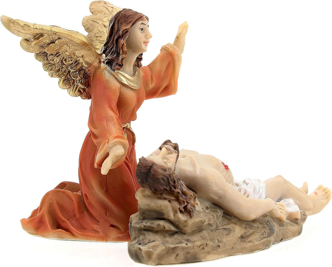 Holyart Passionskrippe: Grablegung Jesu und Engel, für 9 cm Krippe